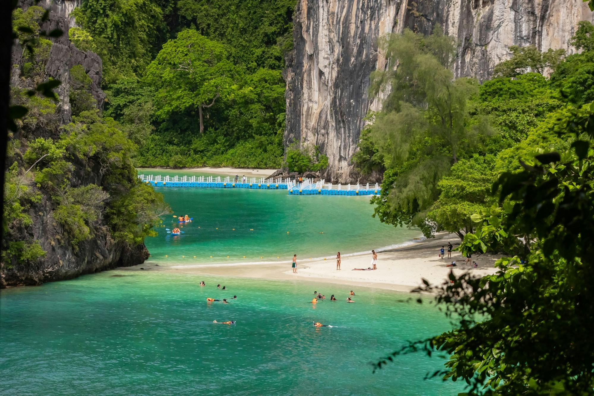 Full-day canoe and snorkel trip to Phang Nga Bay with lunch