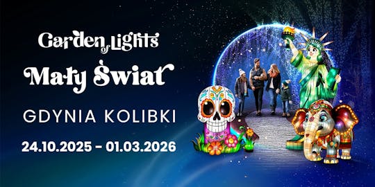 Small World Garden of Lights exhibition in Gdynia-Orłowo