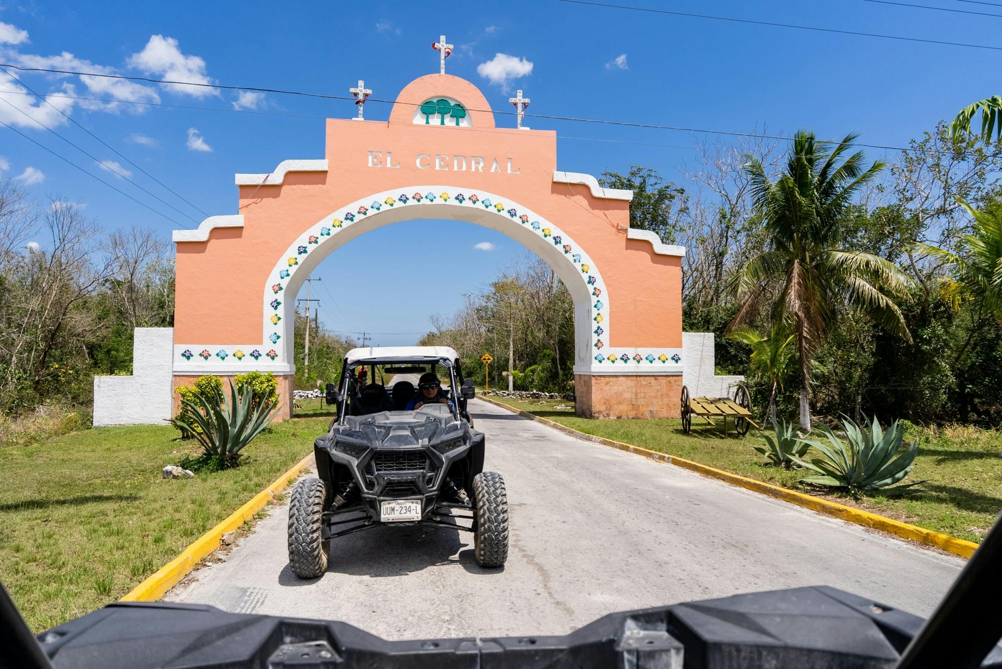 KUZA Beach and Adventure Park day pass with off-road razor tour