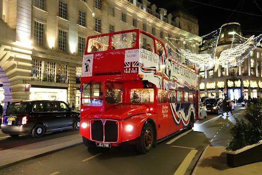 Christmas lights tour on a vintage bus in Edinburgh