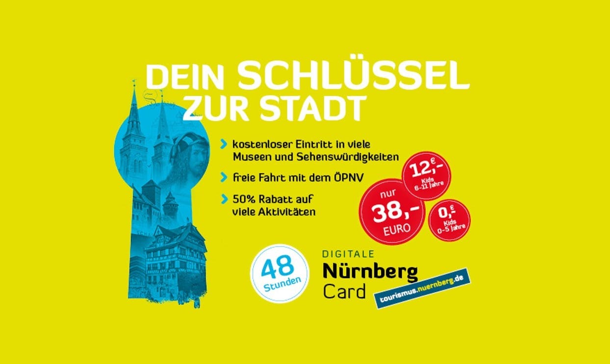 Karta Norymberga i Fürth