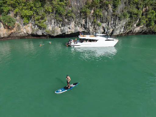 Full-day Phang Nga Bay sunset catamaran cruise