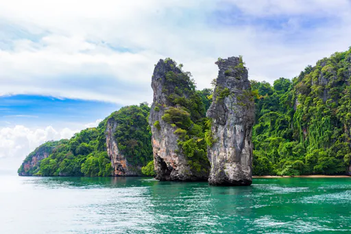 Full-day Phang Nga Bay sunset catamaran cruise