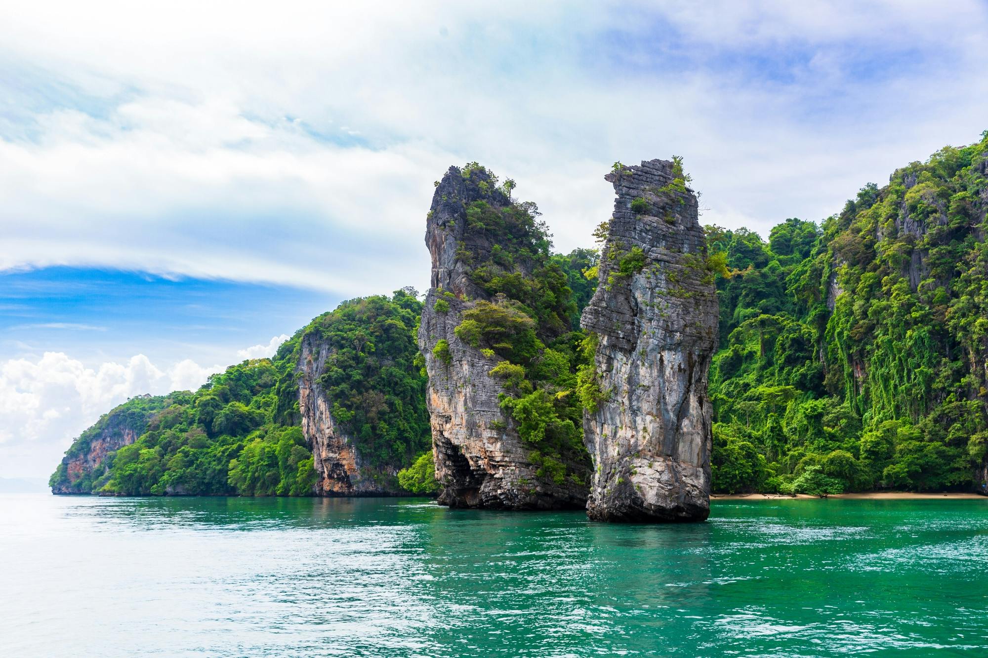 Full-day Phang Nga Bay sunset catamaran cruise