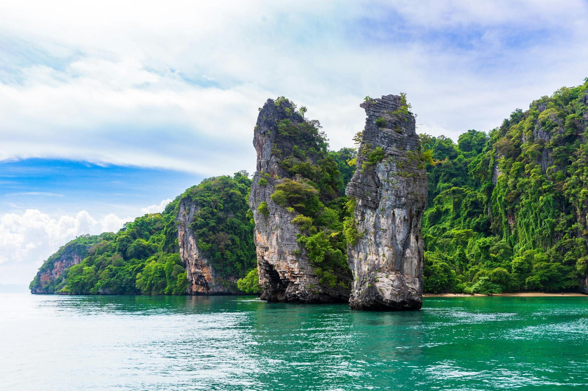 Full-day Phang Nga Bay sunset catamaran cruise