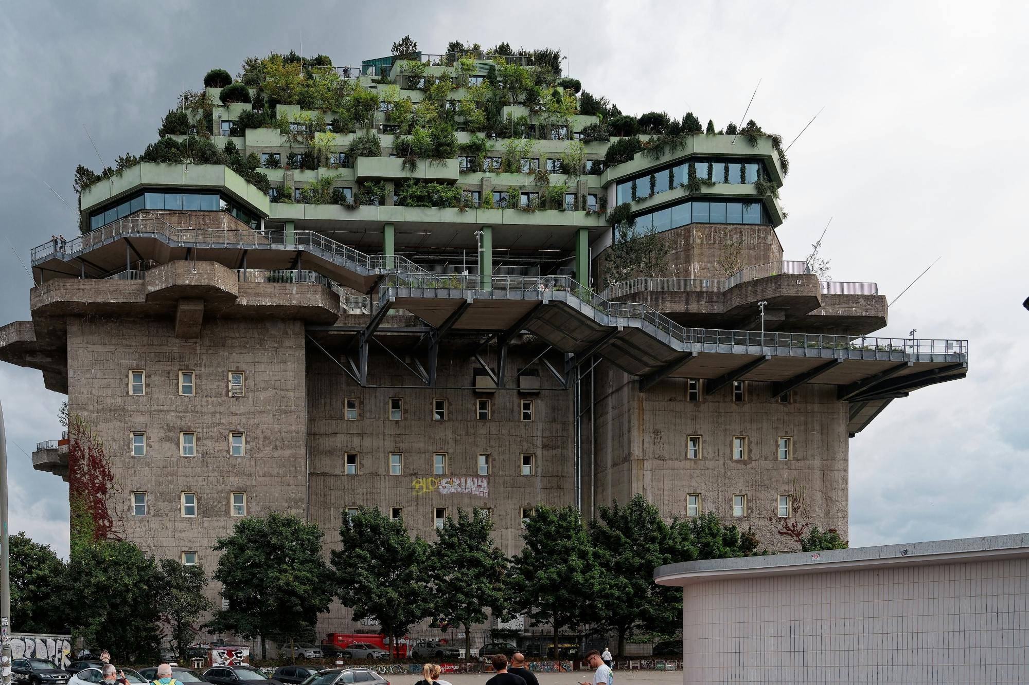 Guided walking tour through Hamburg's Green Bunker
