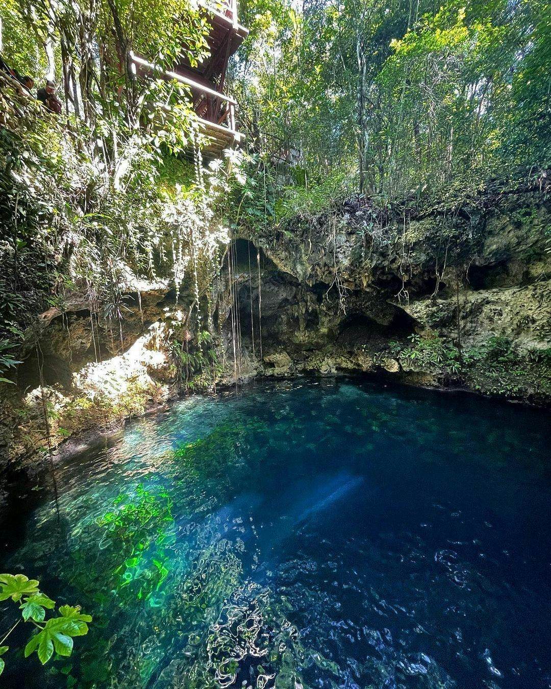 Cenotes Zapote Prehistoric Park zip-lining and cenote tour