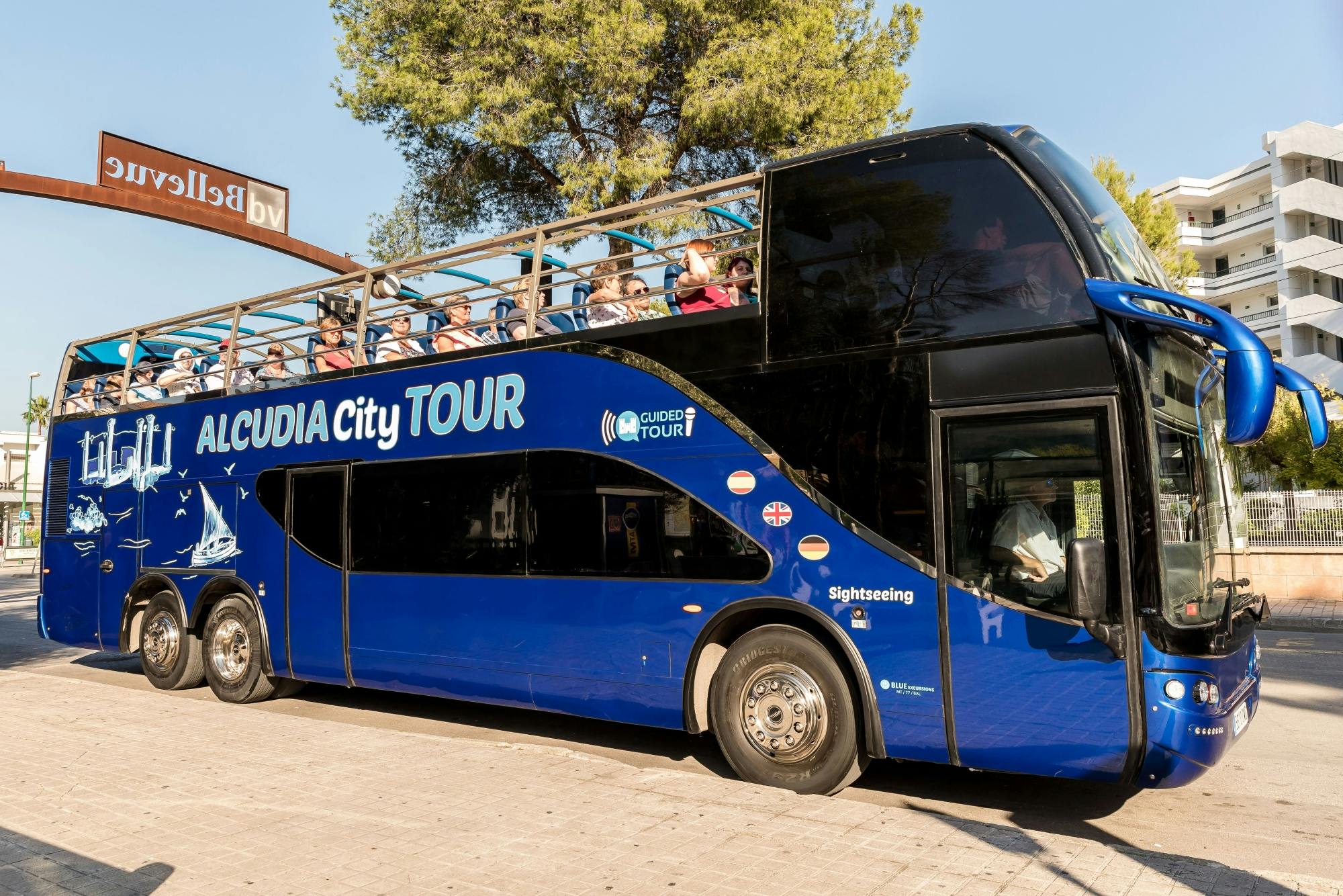 Alcudia open-top sightseeing bus tour