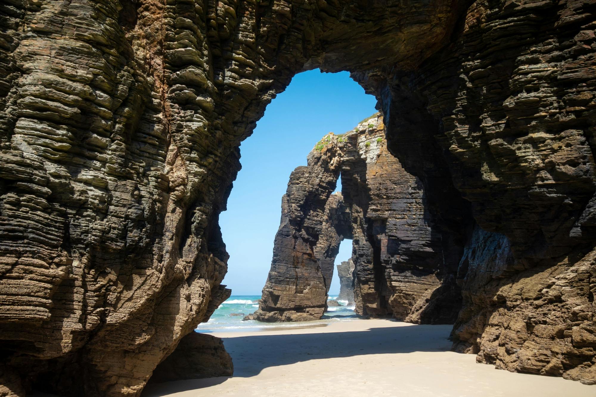 Ganztägige Tour zum Strand der Kathedralen, Ribadeo und Tapia ab Oviedo