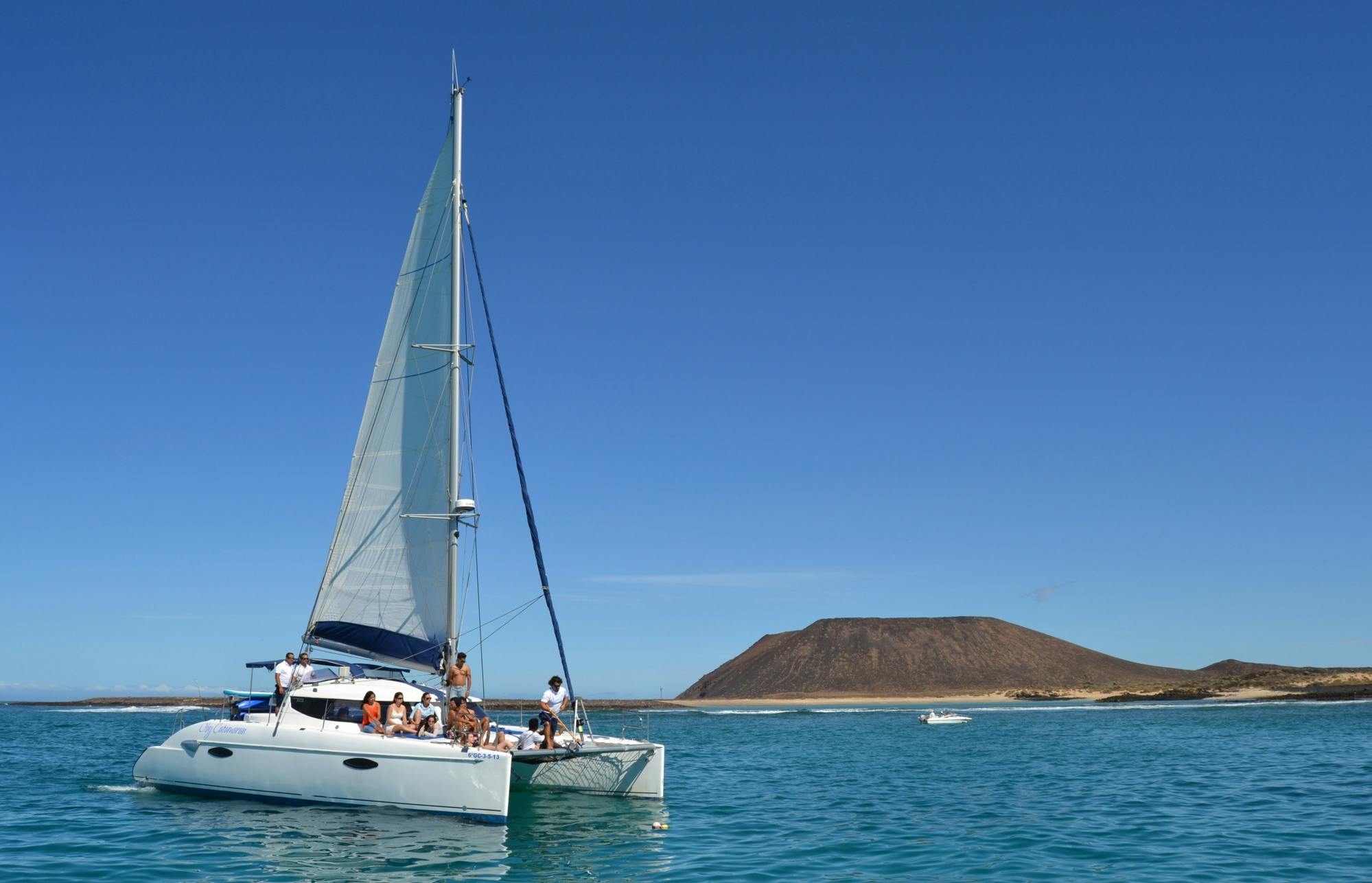 Fuerteventura Oby Catamaran Cruise to Lobos with snorkelling