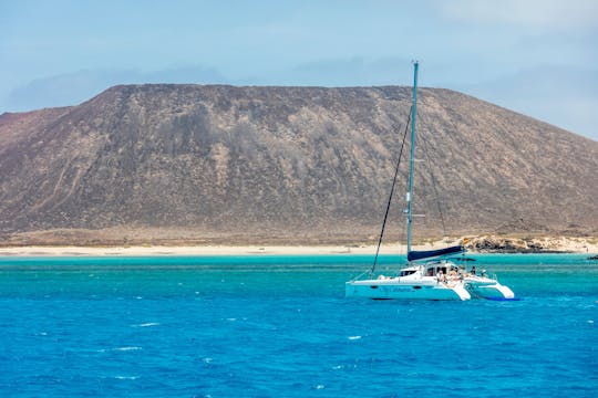 Fuerteventura Oby Catamaran Cruise to Lobos with snorkelling