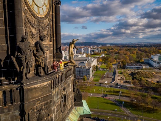 Dresden city hall tower guided tour