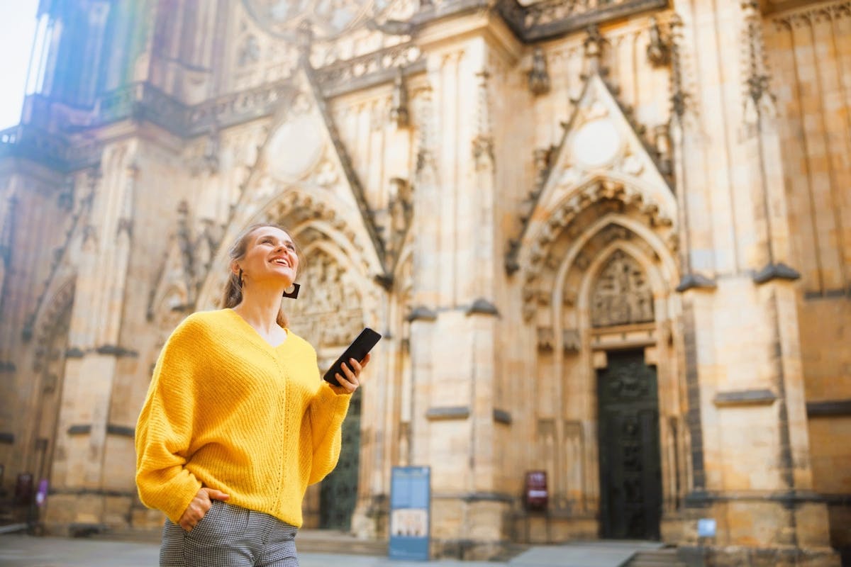 Kasteel vanaf Praag Get&Go ticket met e-gids