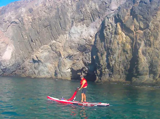 Lanzarote electric paddleboard and snorkelling tour