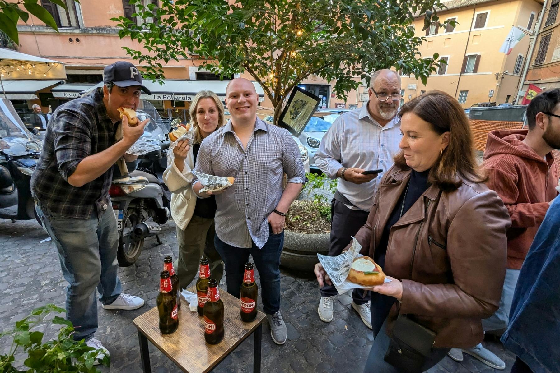 Campo de' Fiori and Trastevere street food walking tour