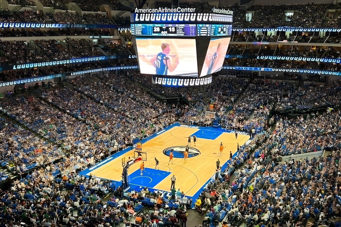 Dallas Mavericks Basketball Game at American Airlines Center