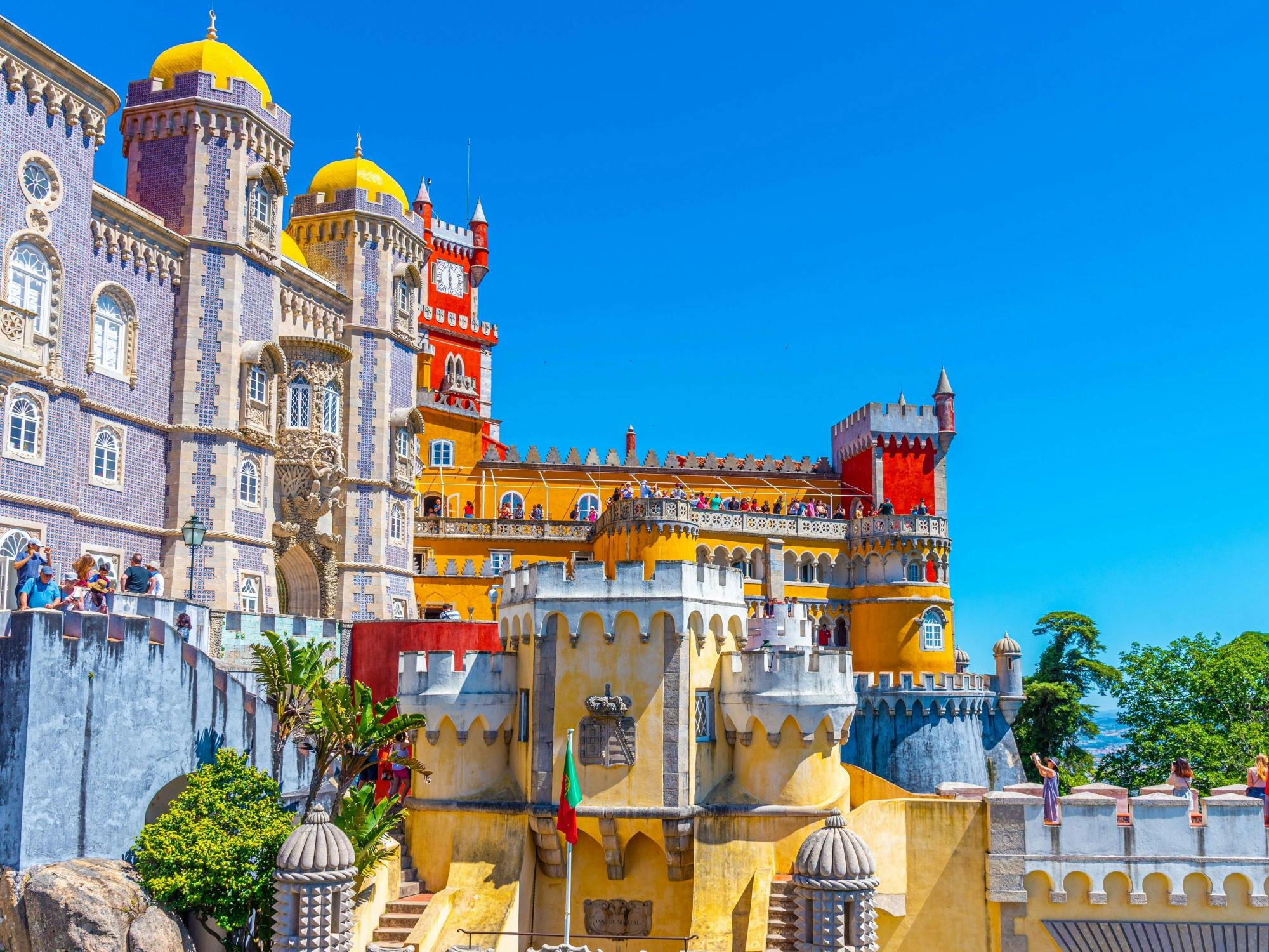Sintra, Pena Palace, Cape Roca, and Cascais small group tour