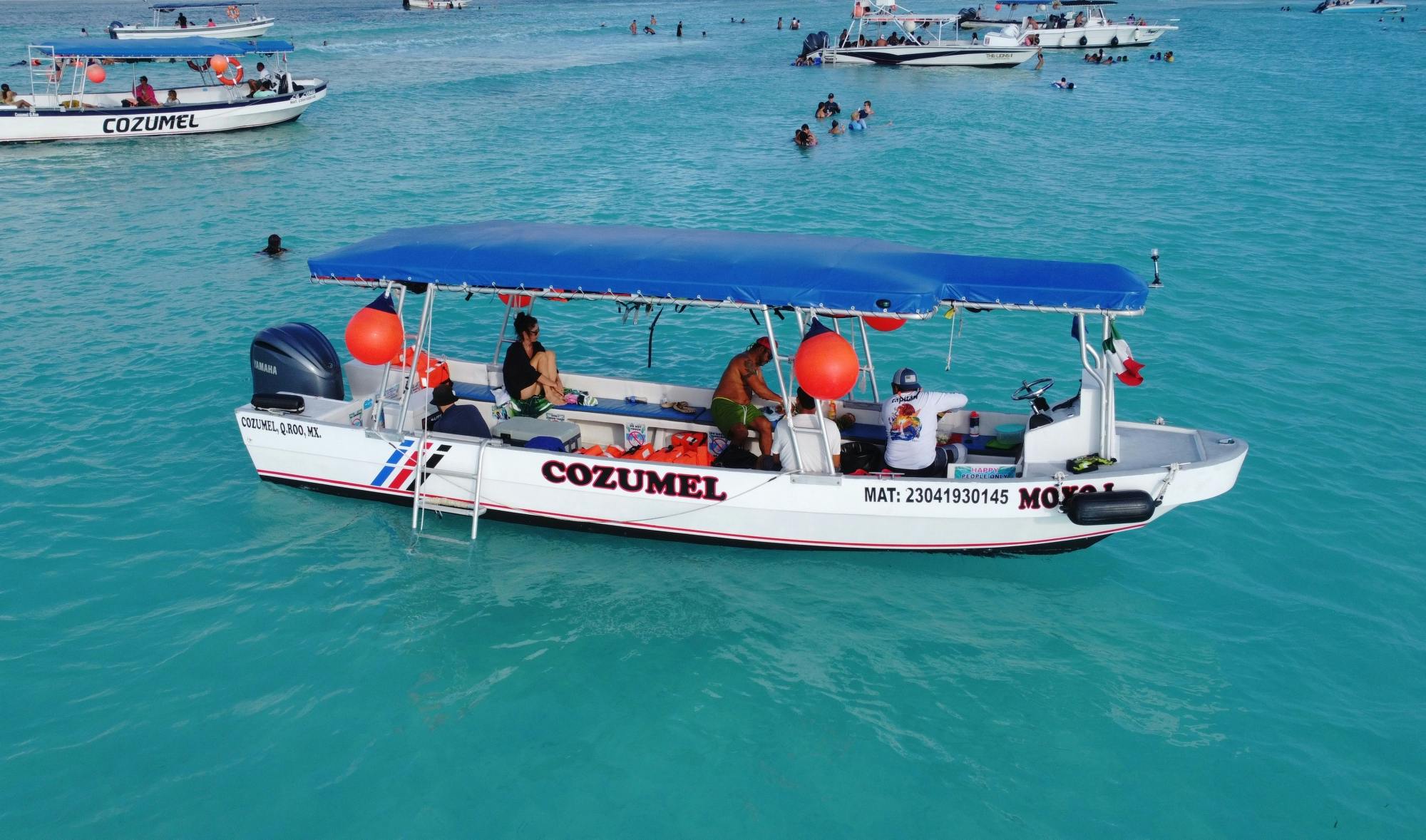 Cozumel guided snorkelling and island tour from Cancun
