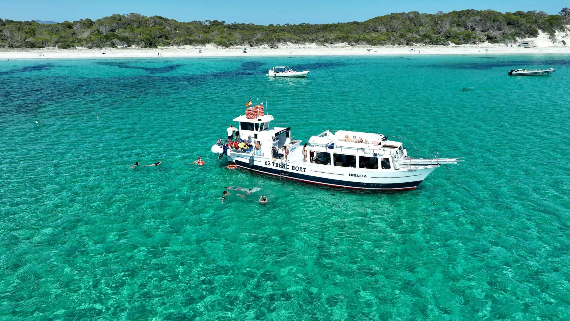 4-hour Es Trenc Boat Day trip in Mallorca