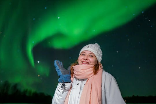 Northern Lights chasing bus tour from Rovaniemi with expert guides
