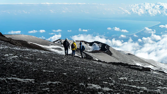 Guided Etna summit crater trek with cable car and 4×4