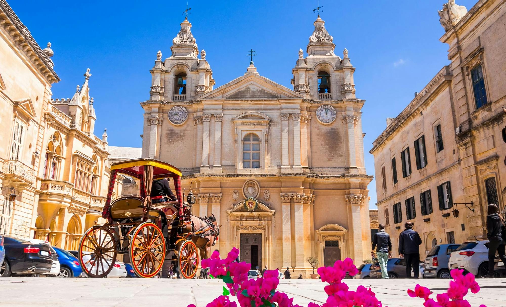 Visita guiada a Mdina e aos pontos altos de Malta com almoço