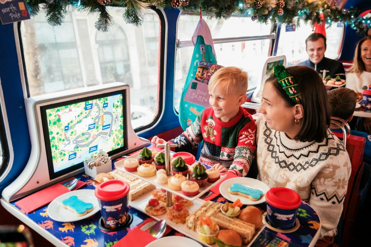 PAW Patrol afternoon tea bus tour in London