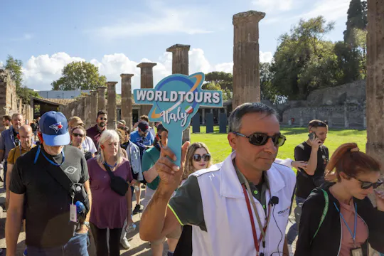 Pompeii en Mt. Vesuvius gedeelde tour met optionele lunch en proeverij
