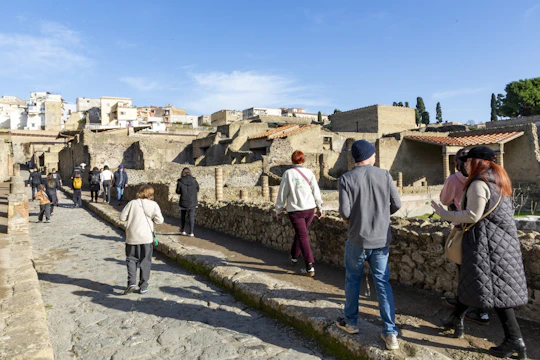 Pompeii and Herculaneum shared tour from Naples with lunch