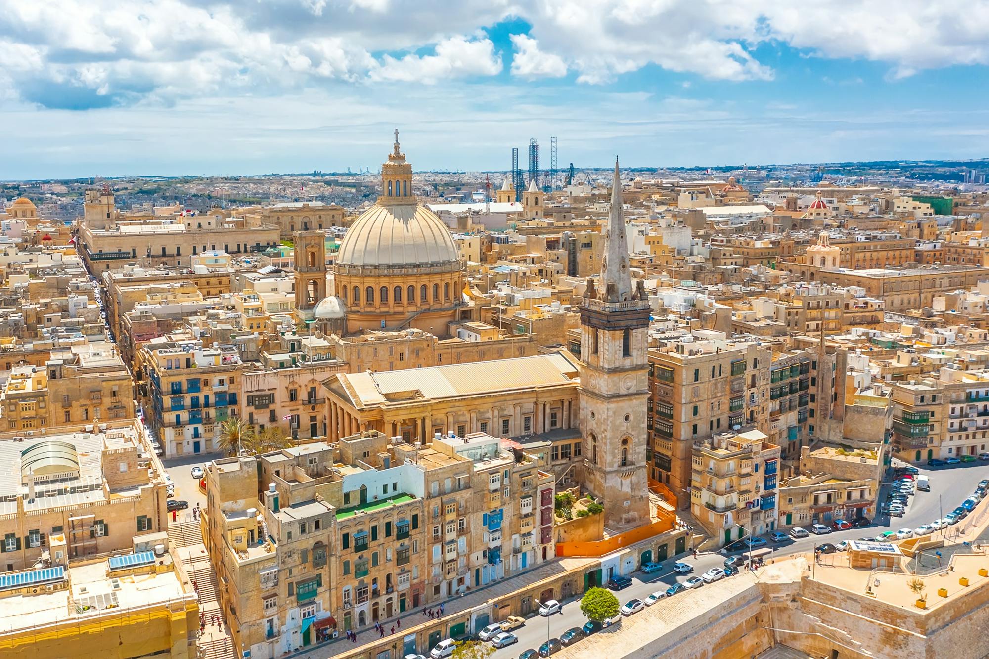 Valletta half-day guided tour with optional cathedral visit