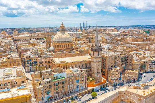 Valletta half-day guided tour with optional cathedral visit