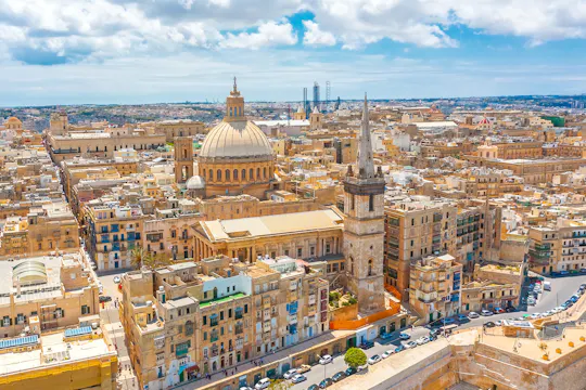 Visita guidata di mezza giornata a La Valletta con visita facoltativa alla cattedrale