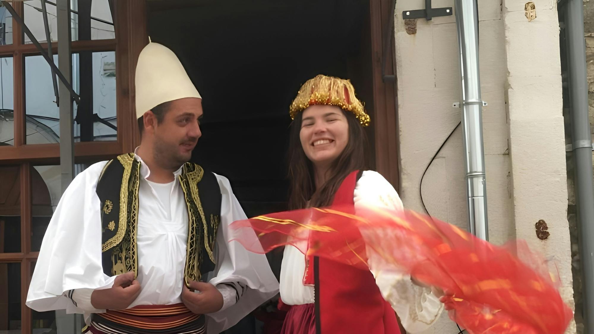 Albanian traditional costume experience in Gjirokastër