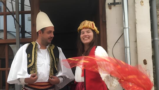 Albanian traditional costume experience in Gjirokastër