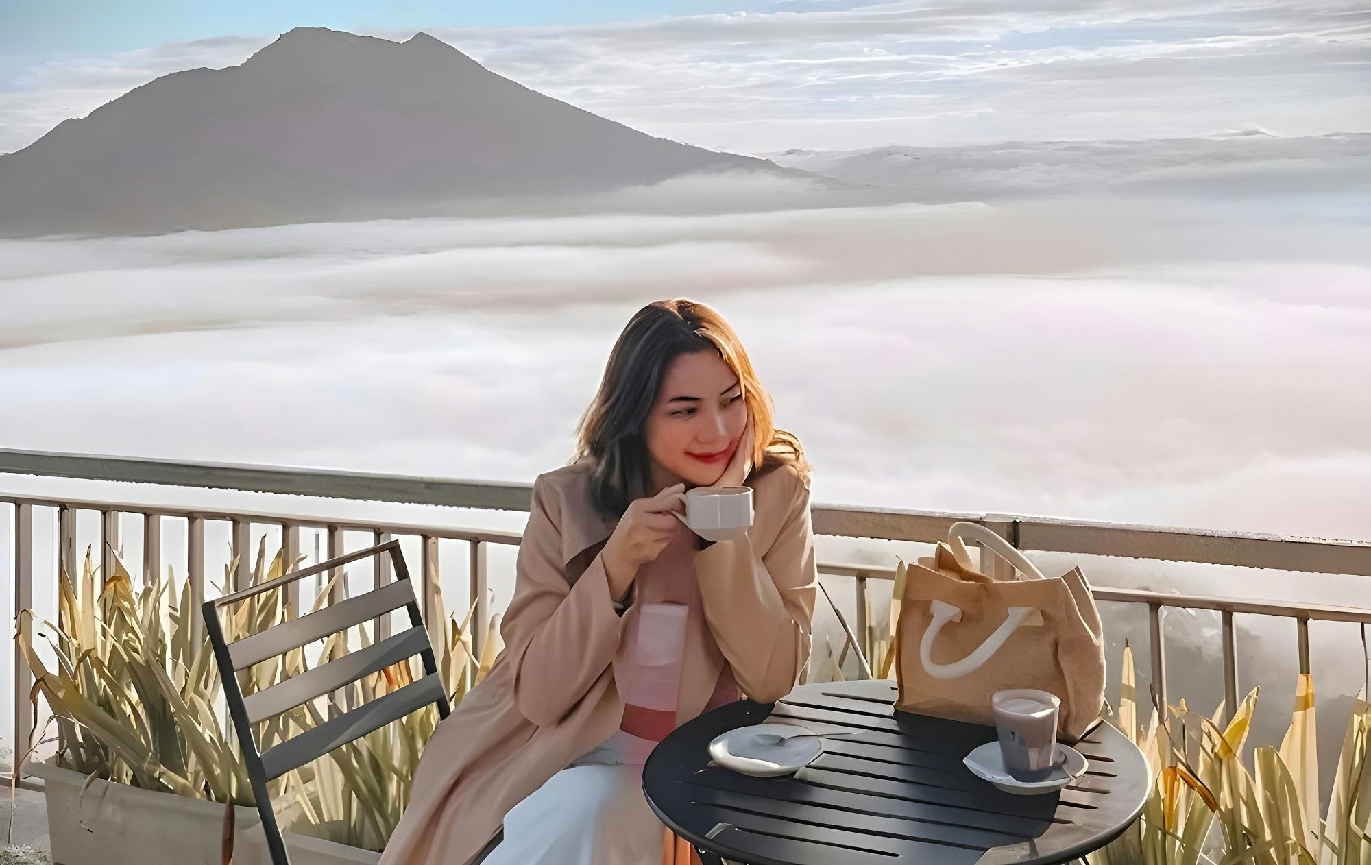 Bali highlights sunrise tour with volcano views and coffee