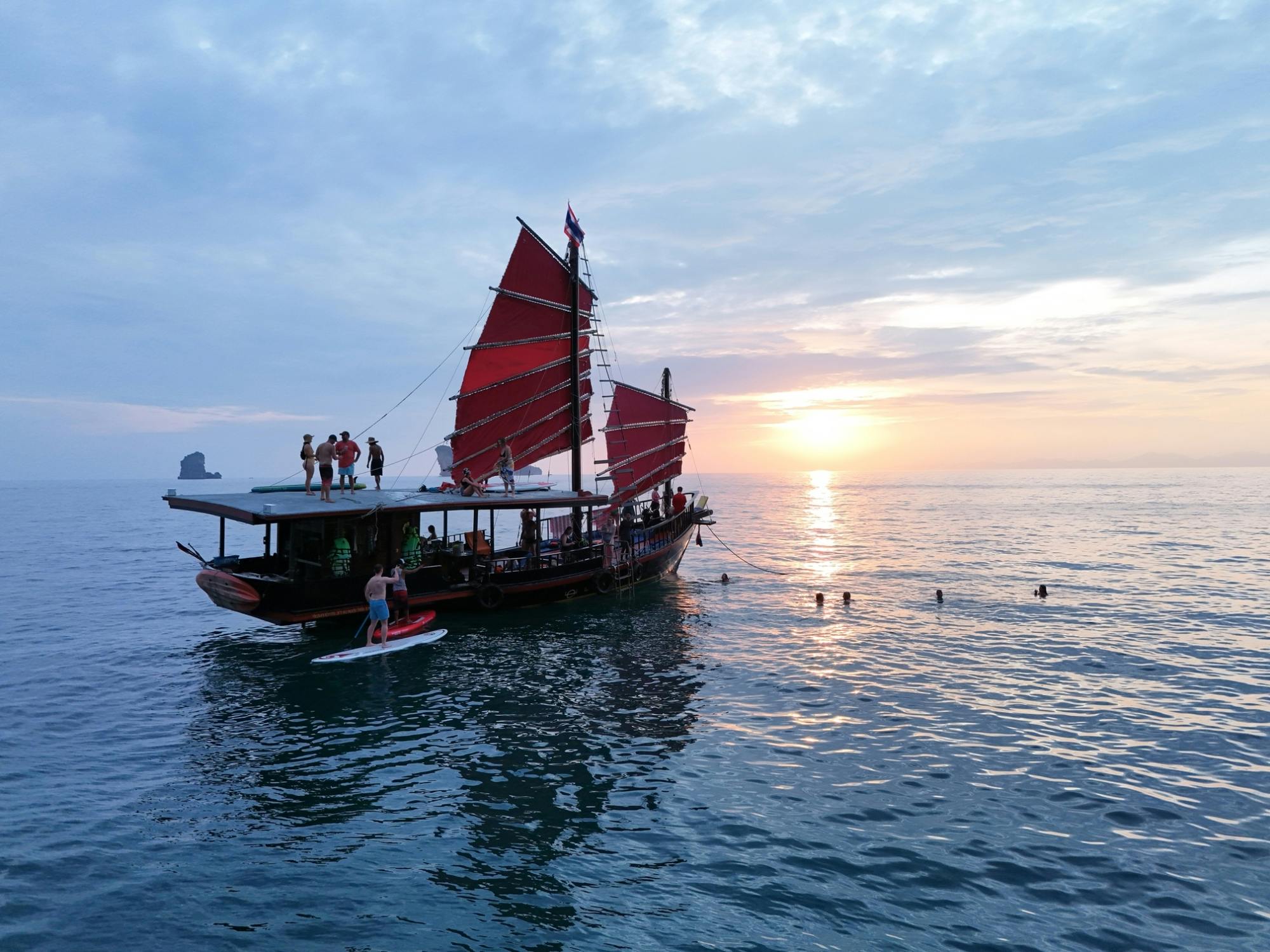 Krabi islands sunset cruise with bioluminescent night swim