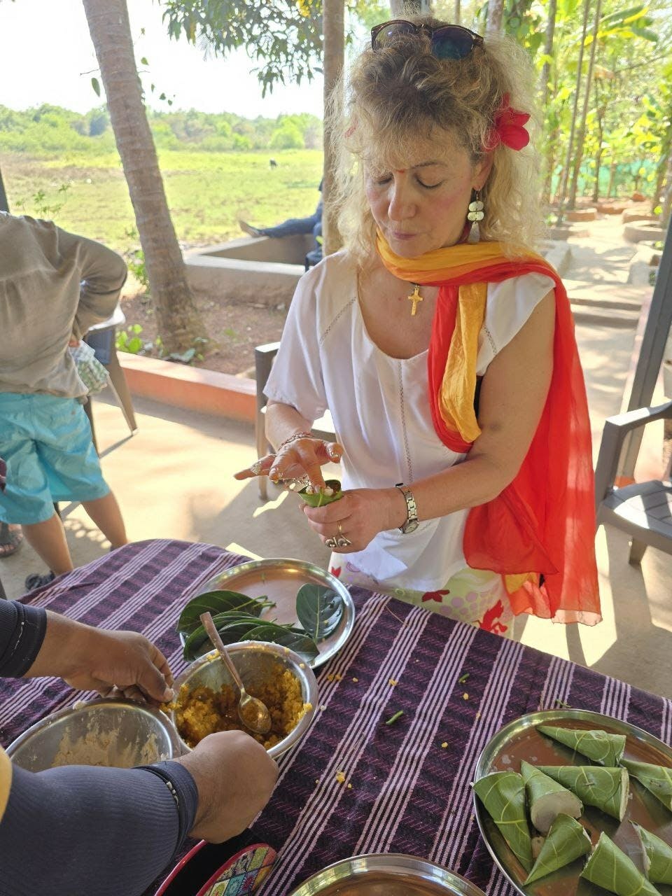 Authentic Goan Saraswat cooking experience on a local spice farm