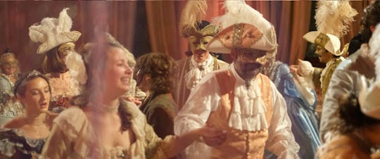 Carnival masked ball 'Minuetto' in Venice