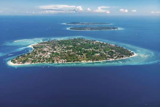 Boat transfer from Sanur on Bali to the Gili Islands