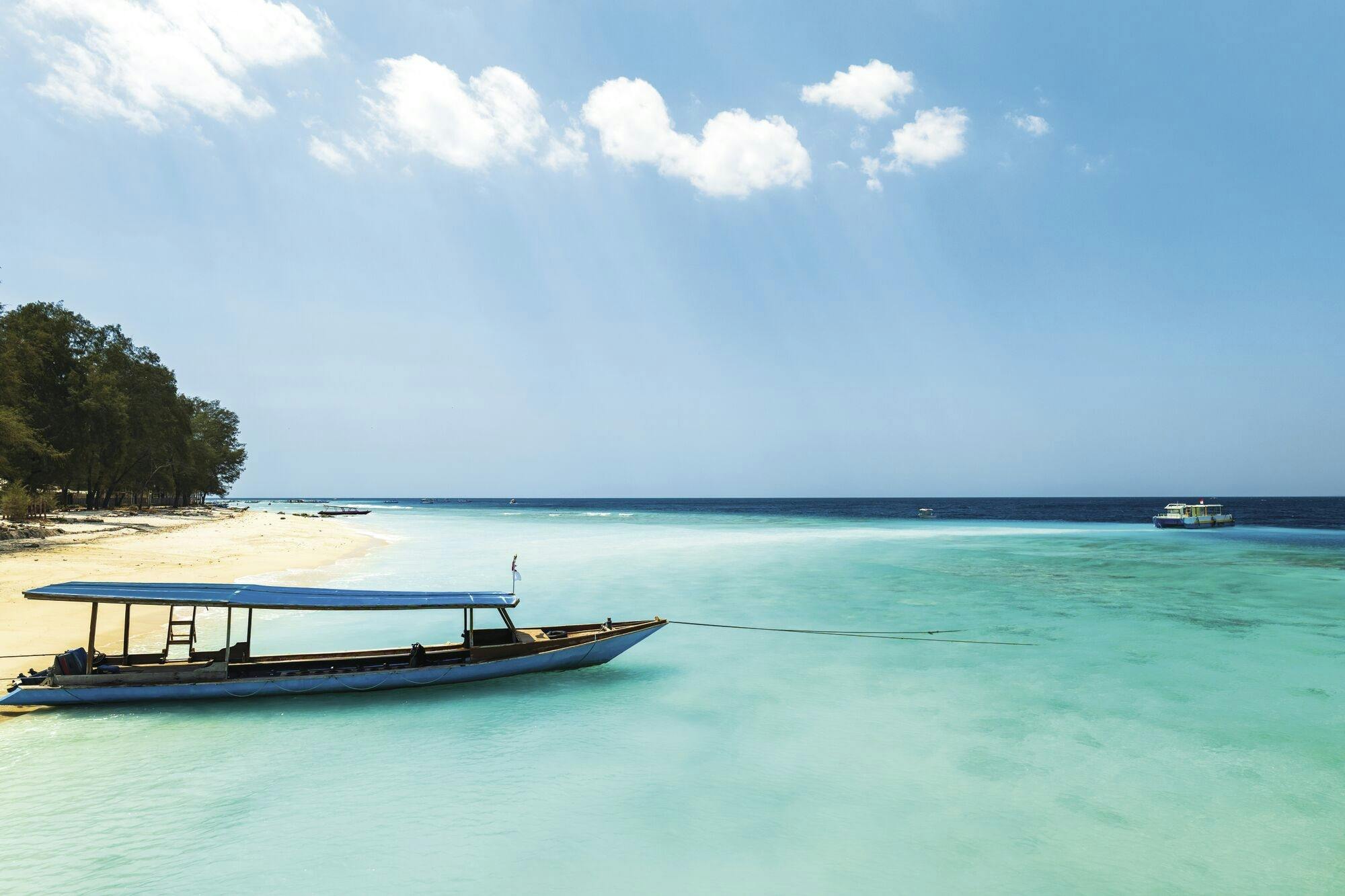 Boat transfer from Sanur on Bali to the Gili Islands