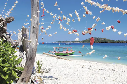 Boat transfer from Sanur on Bali to the Gili Islands