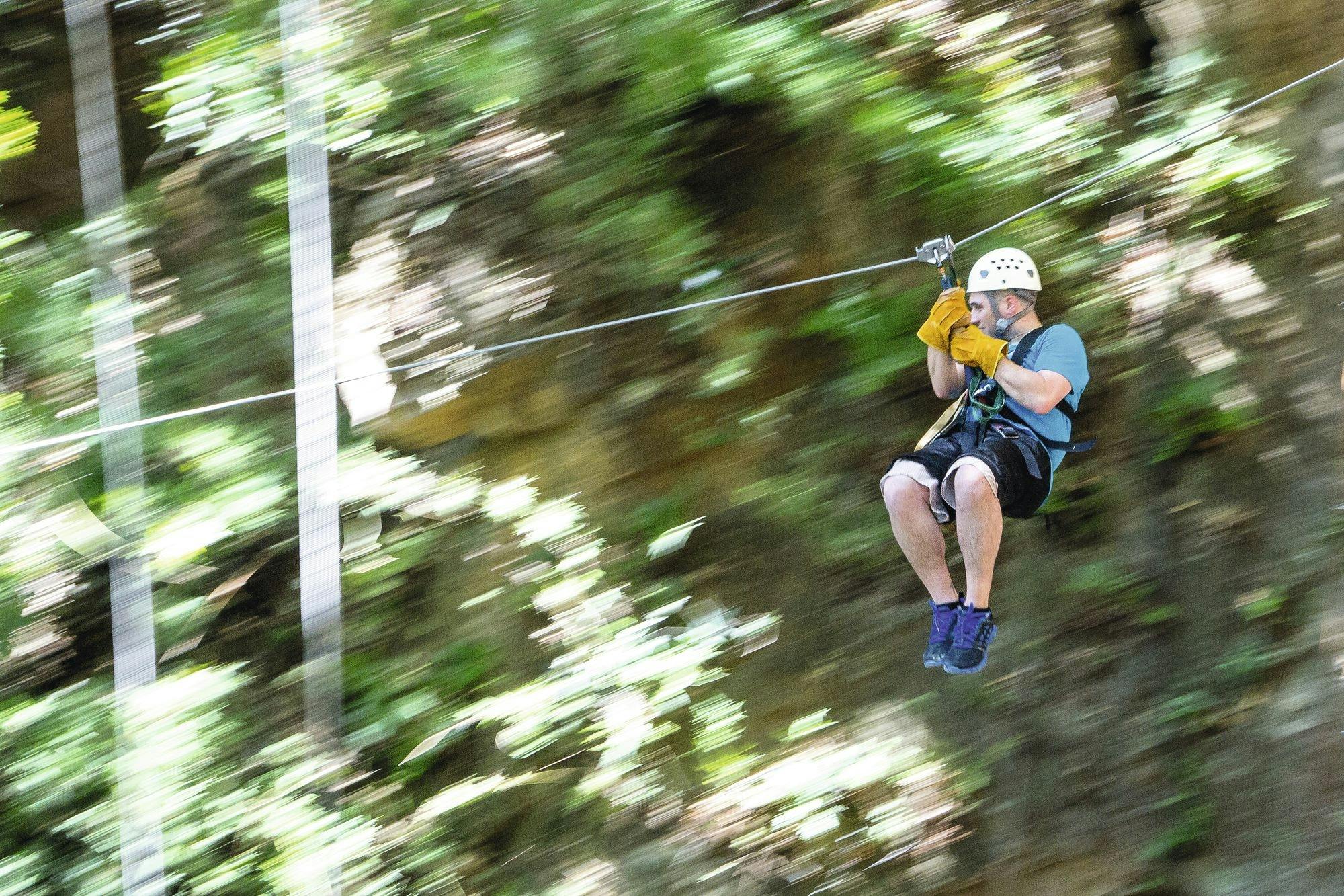 Erawan Patong Seaview Zipline experience