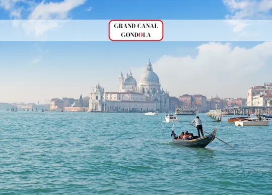 Passeio privado de gôndola pelo Grande Canal em Veneza