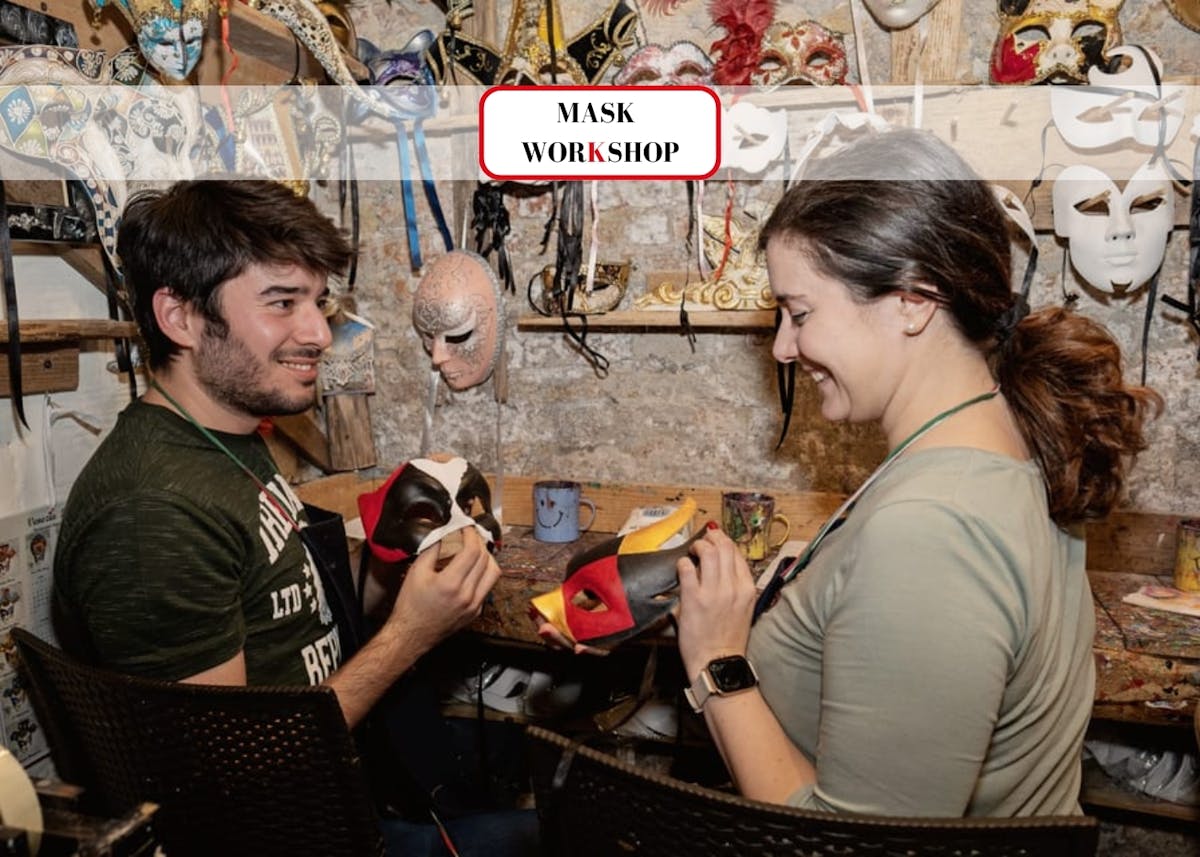 Workshop 'Magische maskers versieren' op het San Marcoplein