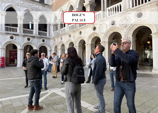 Doge’s Palace and Basilica tour with gondola ride and history gallery