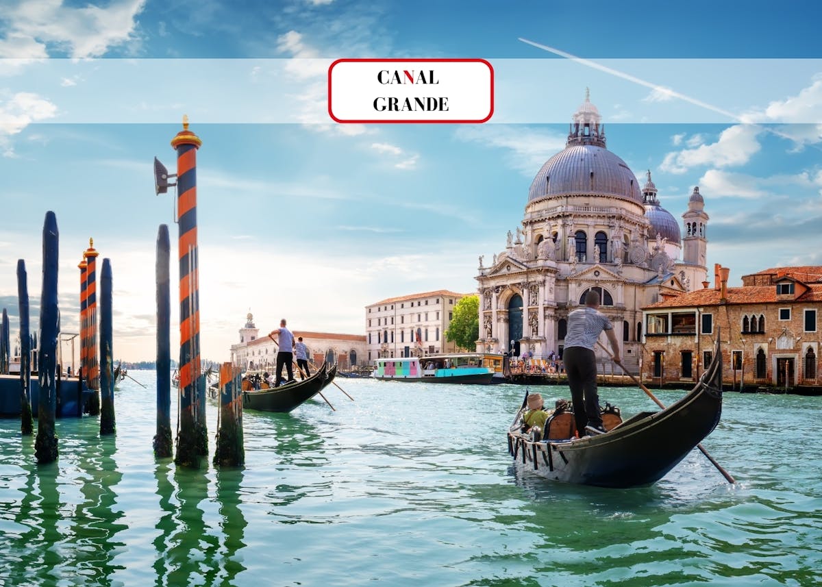 Canal Grande per gondel met commentaar
