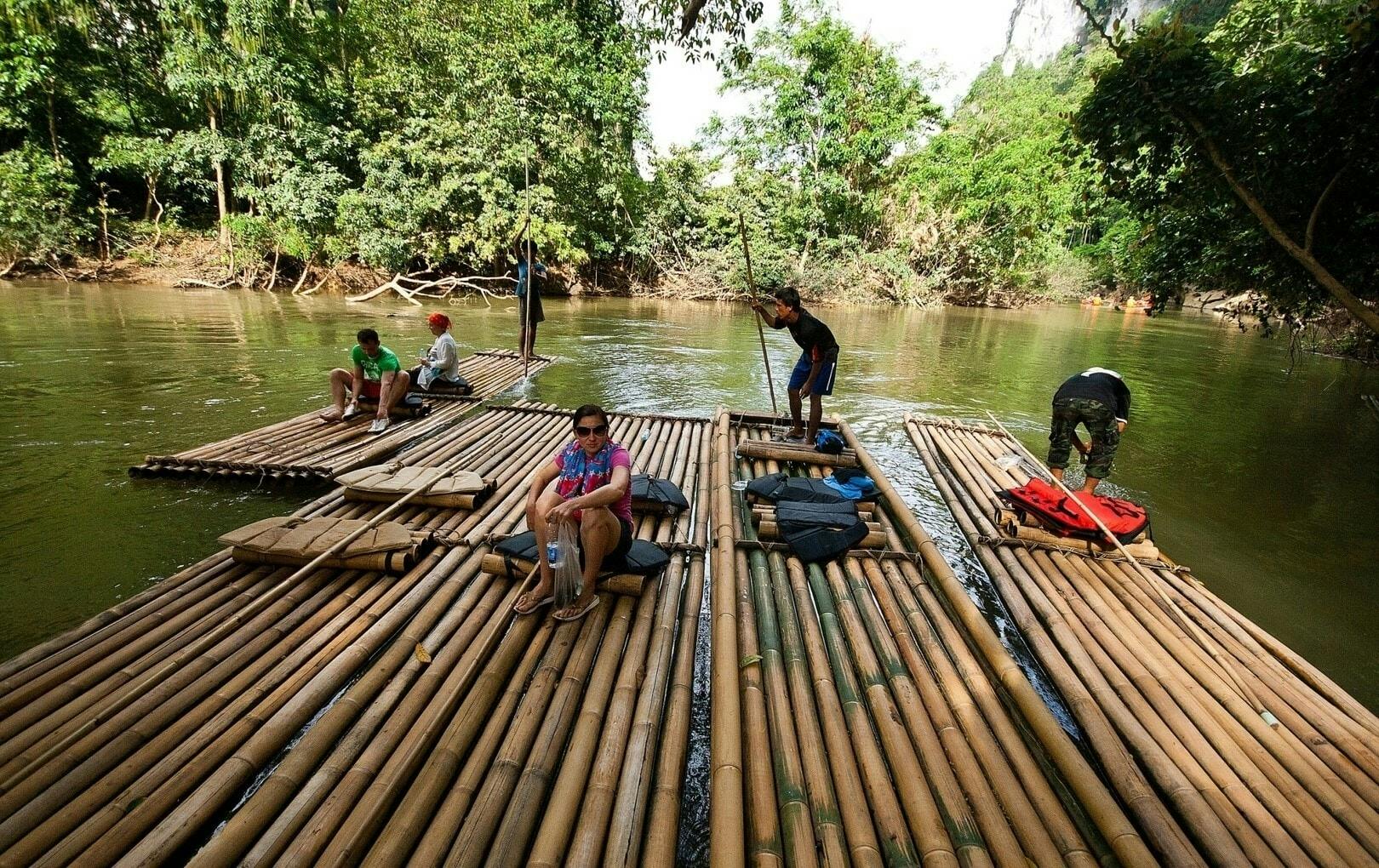Cycling and rafting tour with Thai cooking class from Khao Lak