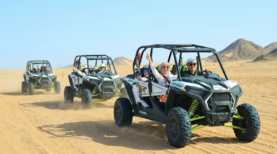 Dune buggy morning experience in the Sahara of Hurghada
