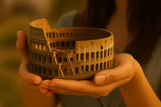 Colosseum, Forum Romanum ja Palatinus-kukkula sisältäen kävelykierroksen keskustassa