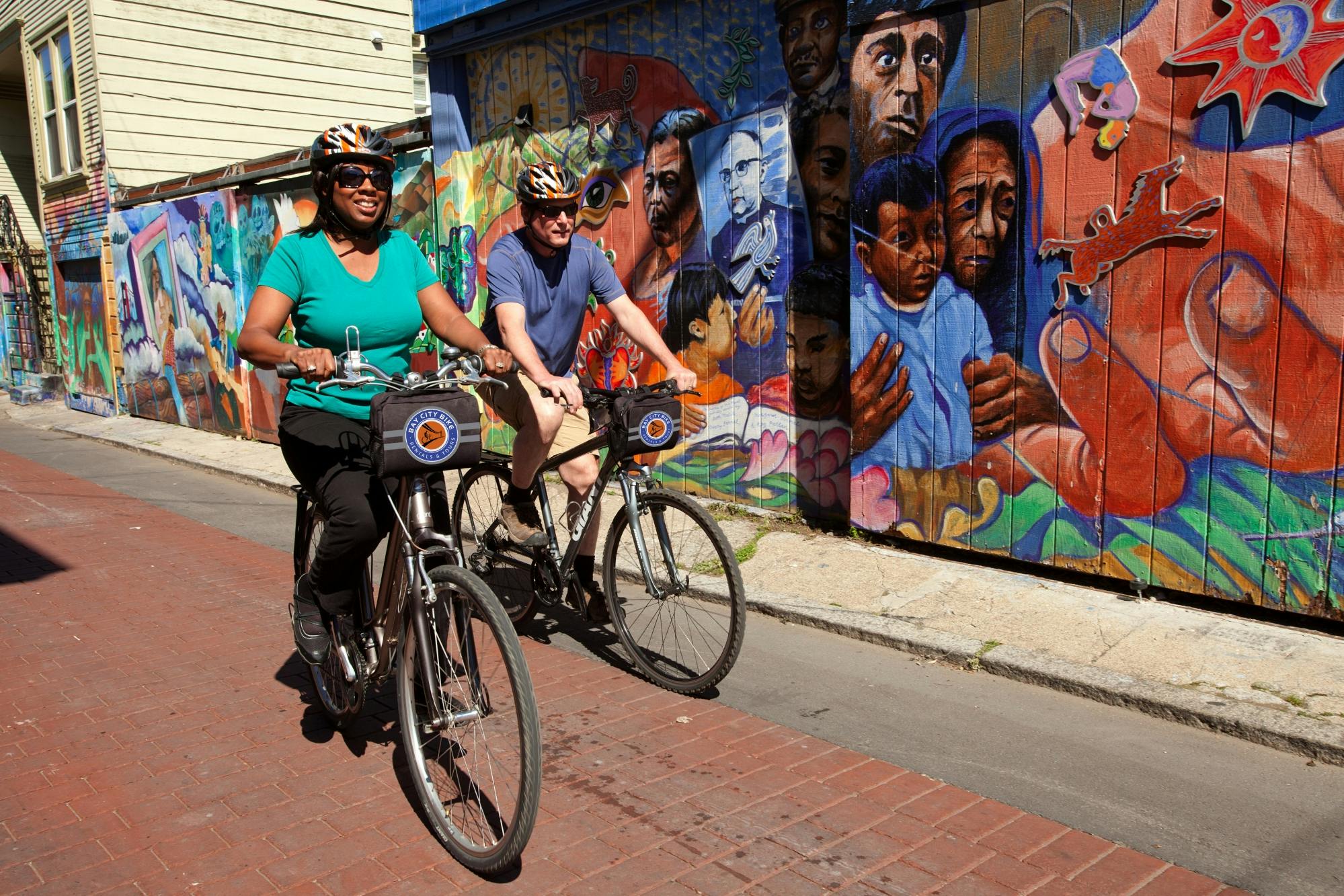 Geführte Tour durch die Straßen von San Francisco mit dem Elektrofahrrad